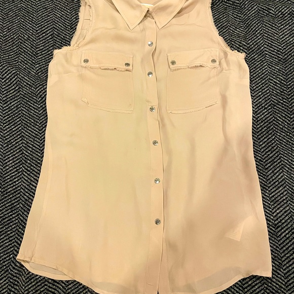 Michael Kors silk sleeveless shirt - Picture 1 of 8